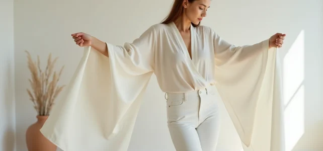 Pourquoi les hauts à manches kimono affichent-ils des manches si longues et élégantes ? Pourquoi les hauts à manches kimono affichent-ils des manches si longues et élégantes ?